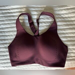 Lululemon AirSupport Bra *High Support, C–DDD Cups Running Red Merlot 32D NEW